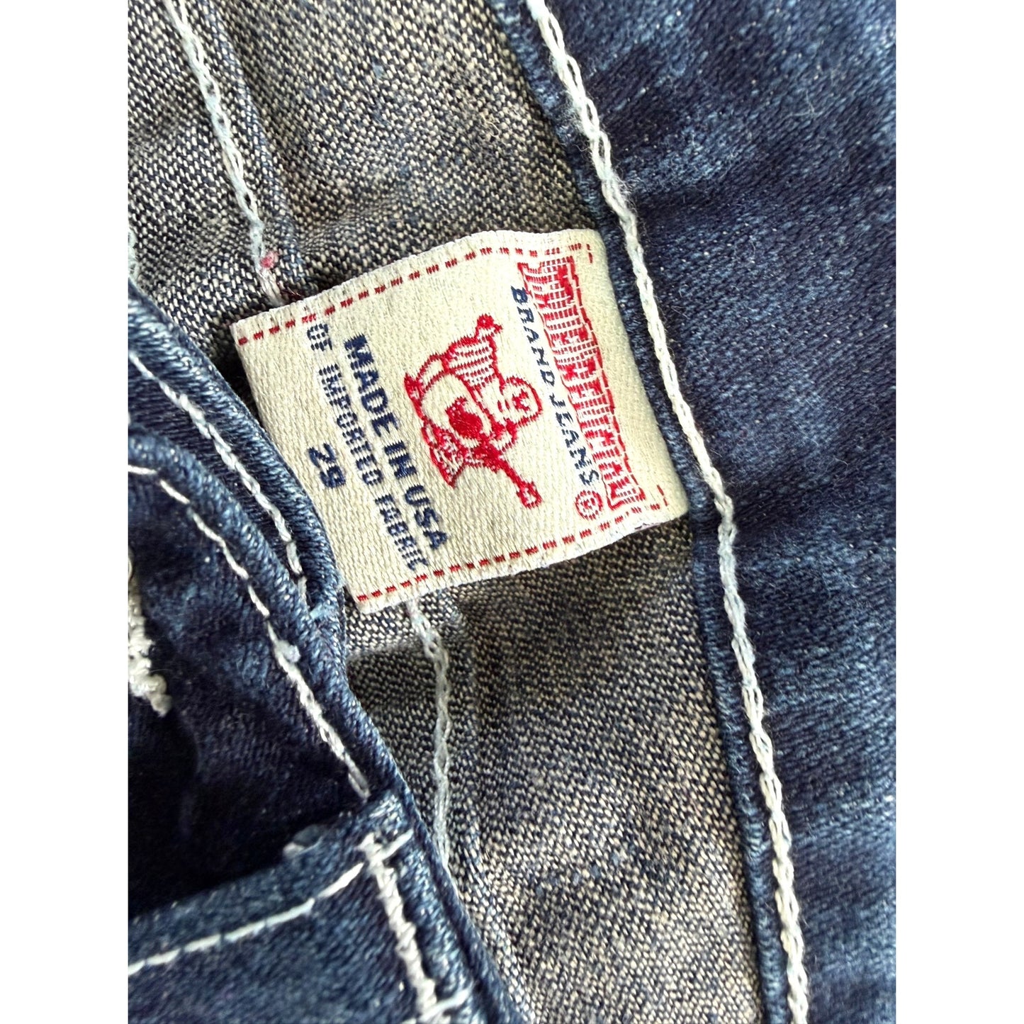 True Religion Women's Billy Size 29 Dark Wash Bootcut Jeans