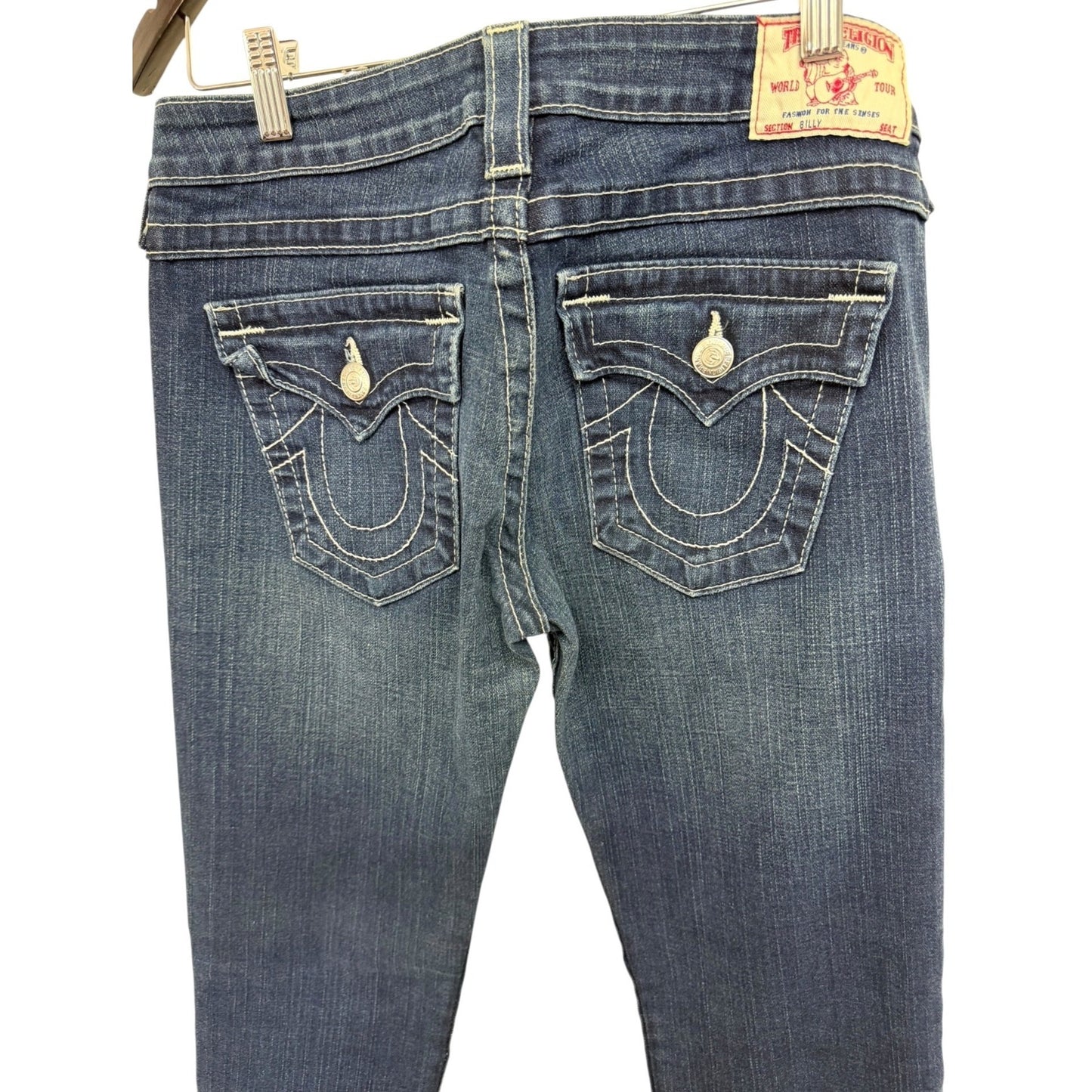 True Religion Women's Billy Size 29 Dark Wash Bootcut Jeans