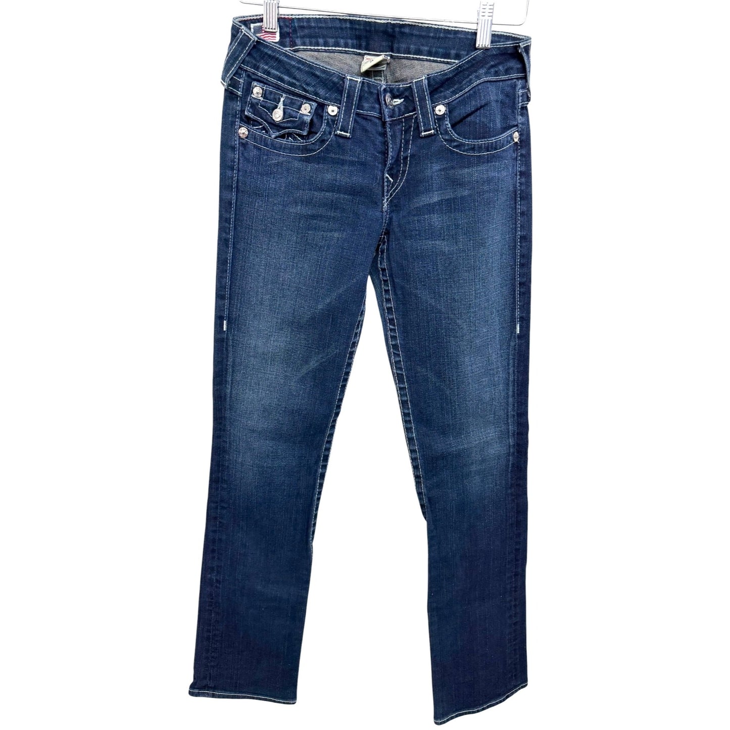 True Religion Women's Billy Size 29 Dark Wash Bootcut Jeans