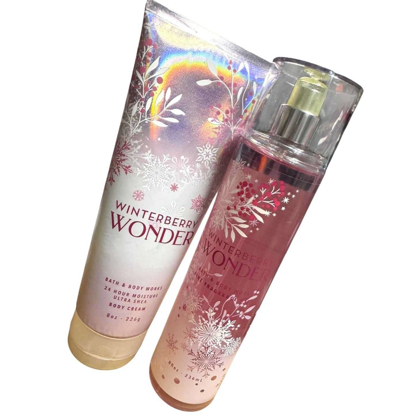 Bath & Body Works 2pc Winterberry Wonder Set NEW