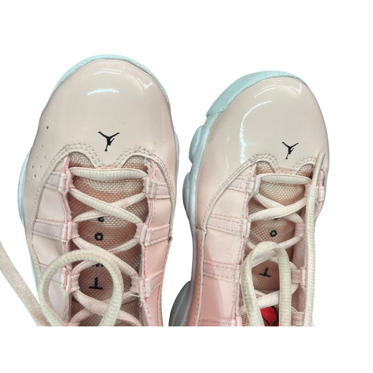 Nike Jordan Six Rings GS Youth Basketball Shoes Pink/White Size 3Y