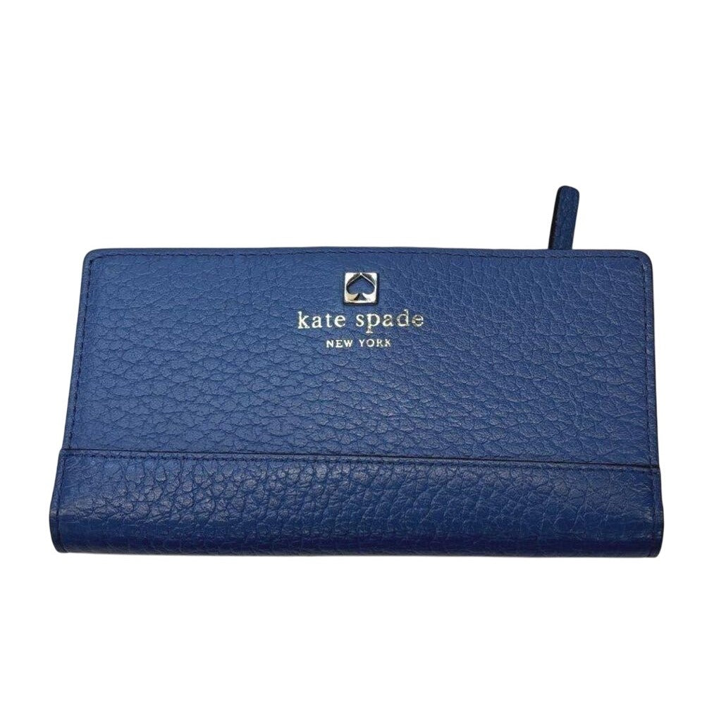Kate Spade New York Leather Wallet With Zip Pocket & Card Slots