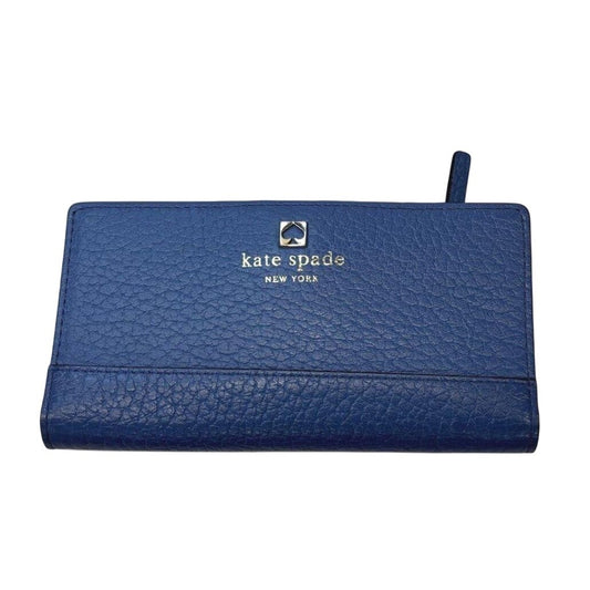 Kate Spade New York Leather Wallet With Zip Pocket & Card Slots