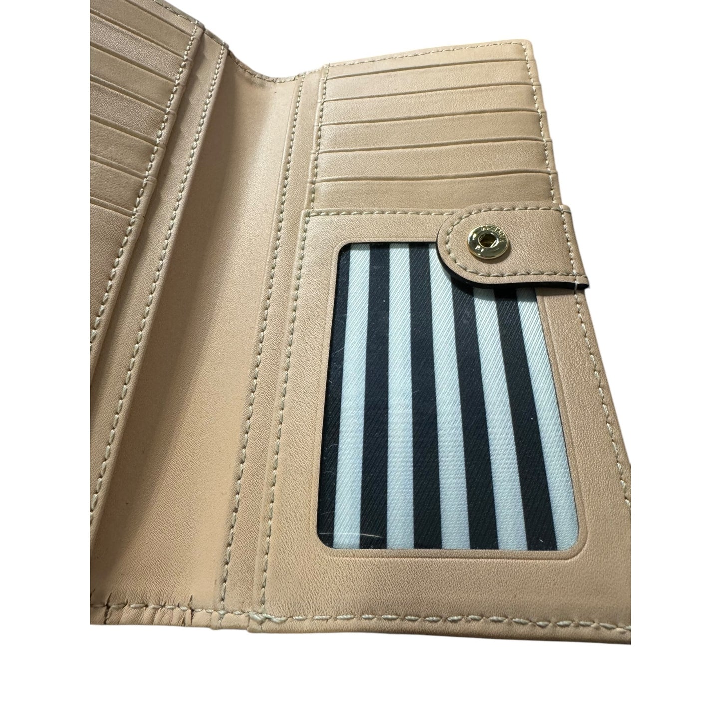Kate Spade New York Leather Wallet With Zip Pocket & Card Slots