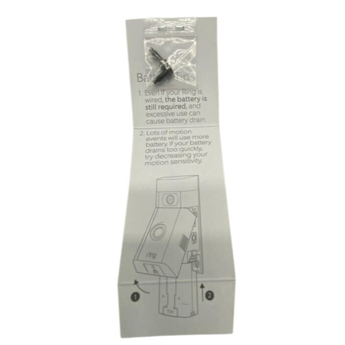 Ring Video Doorbell 2 With Battery Mounts & Accessories - Complete Kit