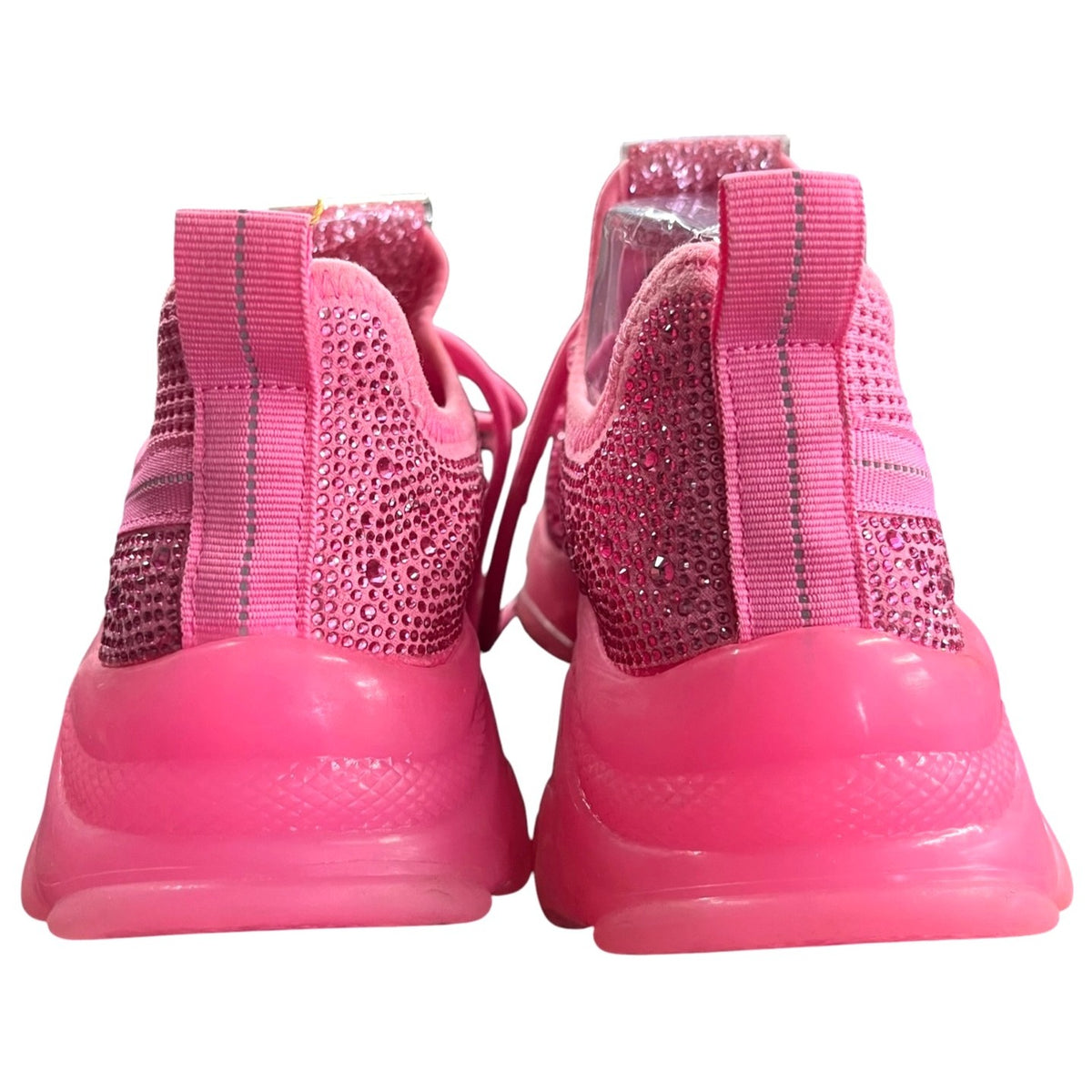 Girl's Steve Madden Maxima Rhinestone Pink Athletic Sneakers Size 5M