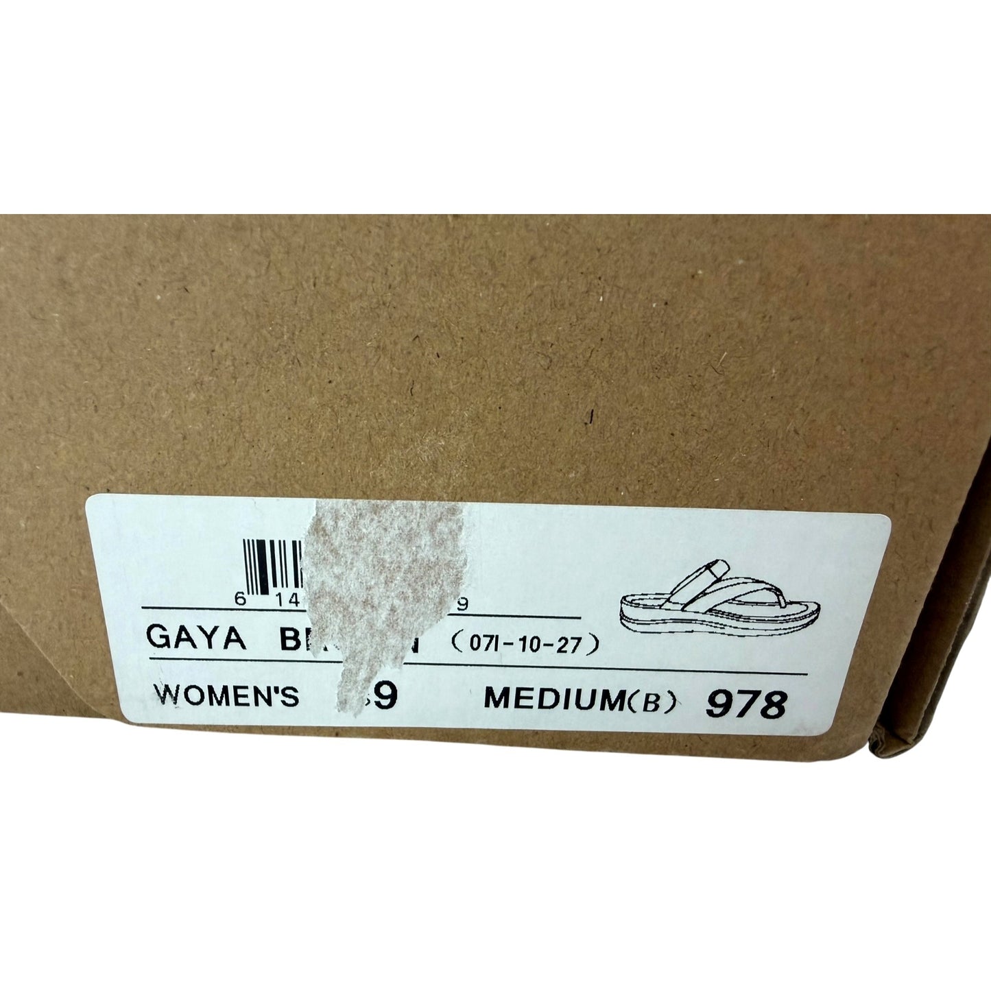 Orthofeet Womens Gaya Brown Orthopedic Sandals Size 9 Medium With Box