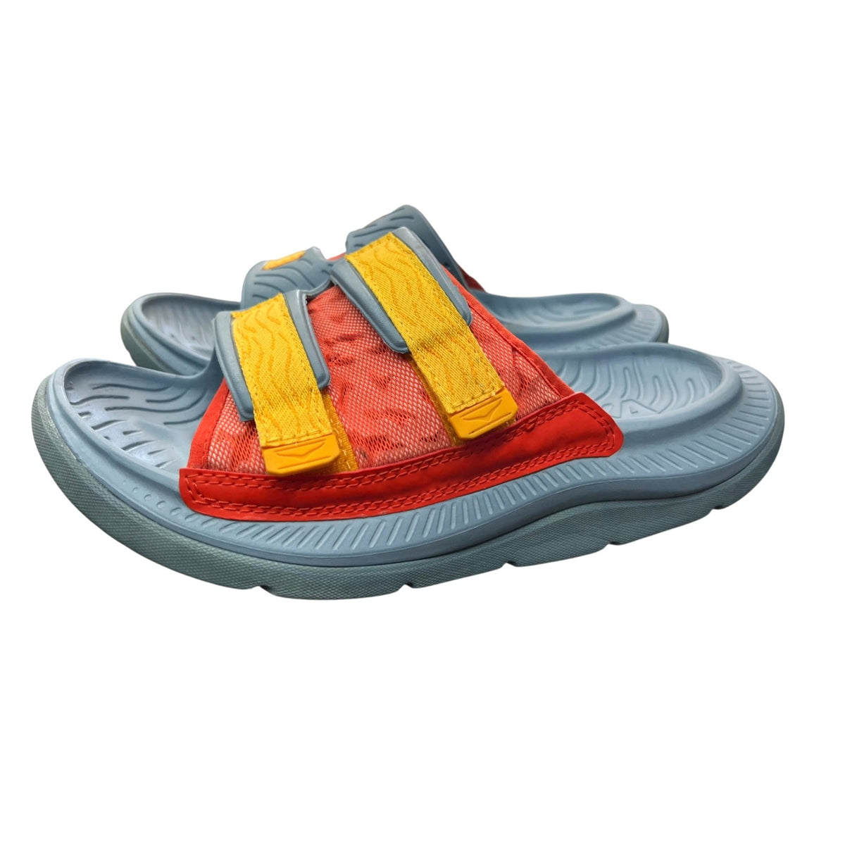 Hoka Ora Luxe Sandals Fiesta/Amber Yellow Women's 10 Slides