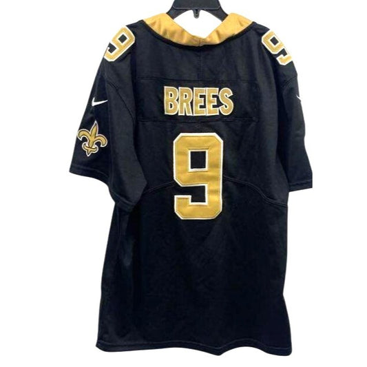NFL New Orleans Saints #9 Drew Brees Youth Jersey Nike On Field Size L