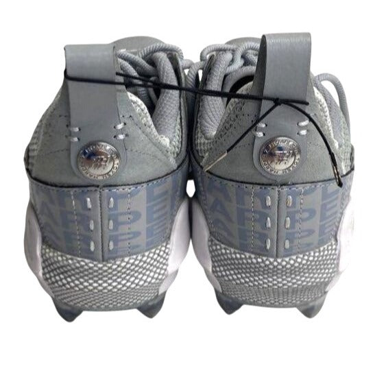 Under Armour Harper 7 Low Metal Baseball Cleats Gray & White Mens Size 10.5