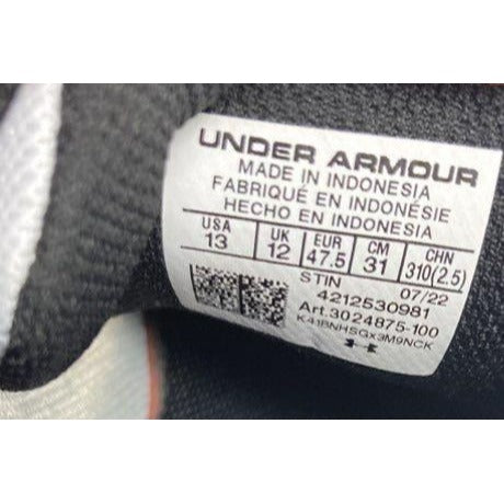 Under Armour Harper 7 Low Metal Baseball Cleats Gray & White Mens Size 10.5