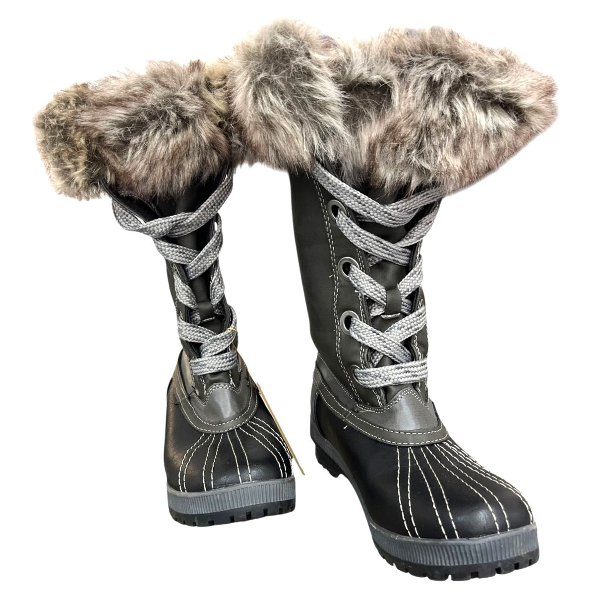 London Fog Women's Melton Snow Boots Size 7
