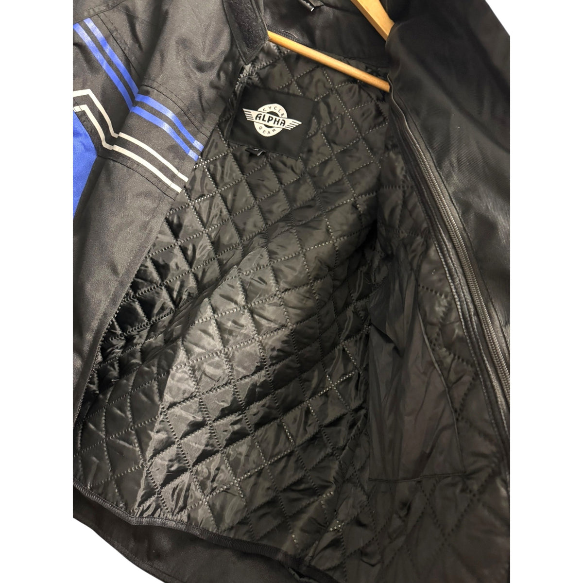 Alpha Cycle Gear Men's Medium Motorcycle Jacket With Removable Winter Liner NWOT