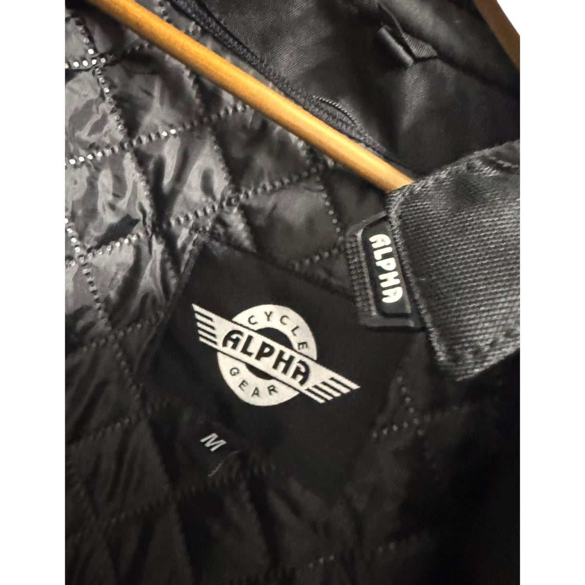 Alpha Cycle Gear Men's Medium Motorcycle Jacket With Removable Winter Liner NWOT