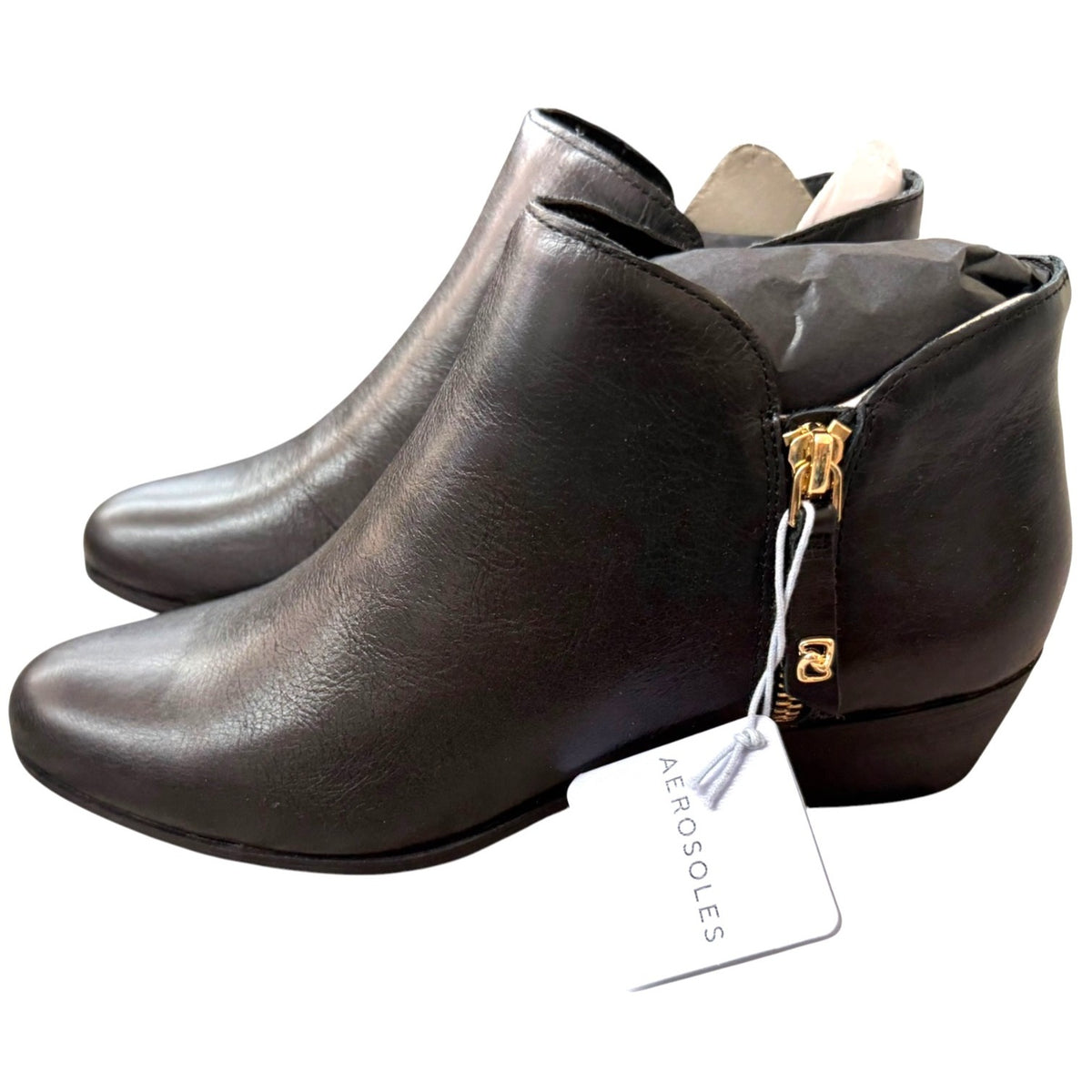 Aerosoles Collaroy Black Ankle Boots Women’s Size 10M New In Box