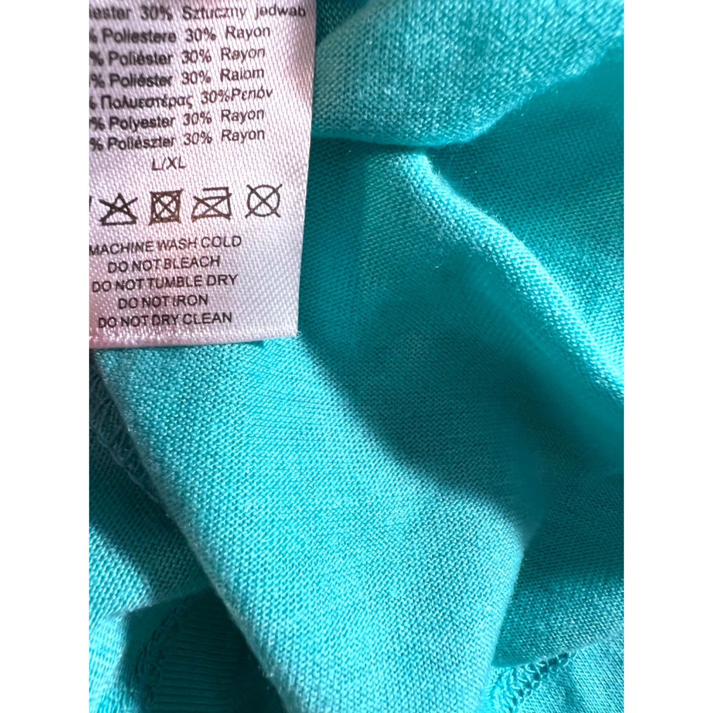 Mermaids Racerback Tank Top Turquoise L/XL By Icing
