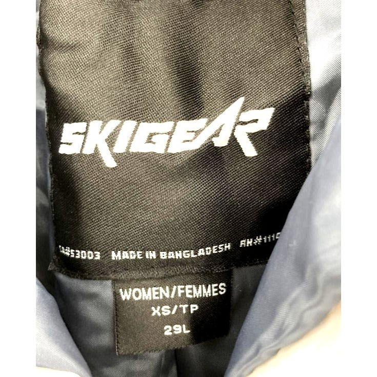 SkiGear Women's White Insulated Snow Pants XS Waterproof Winter Outdoor Wear
