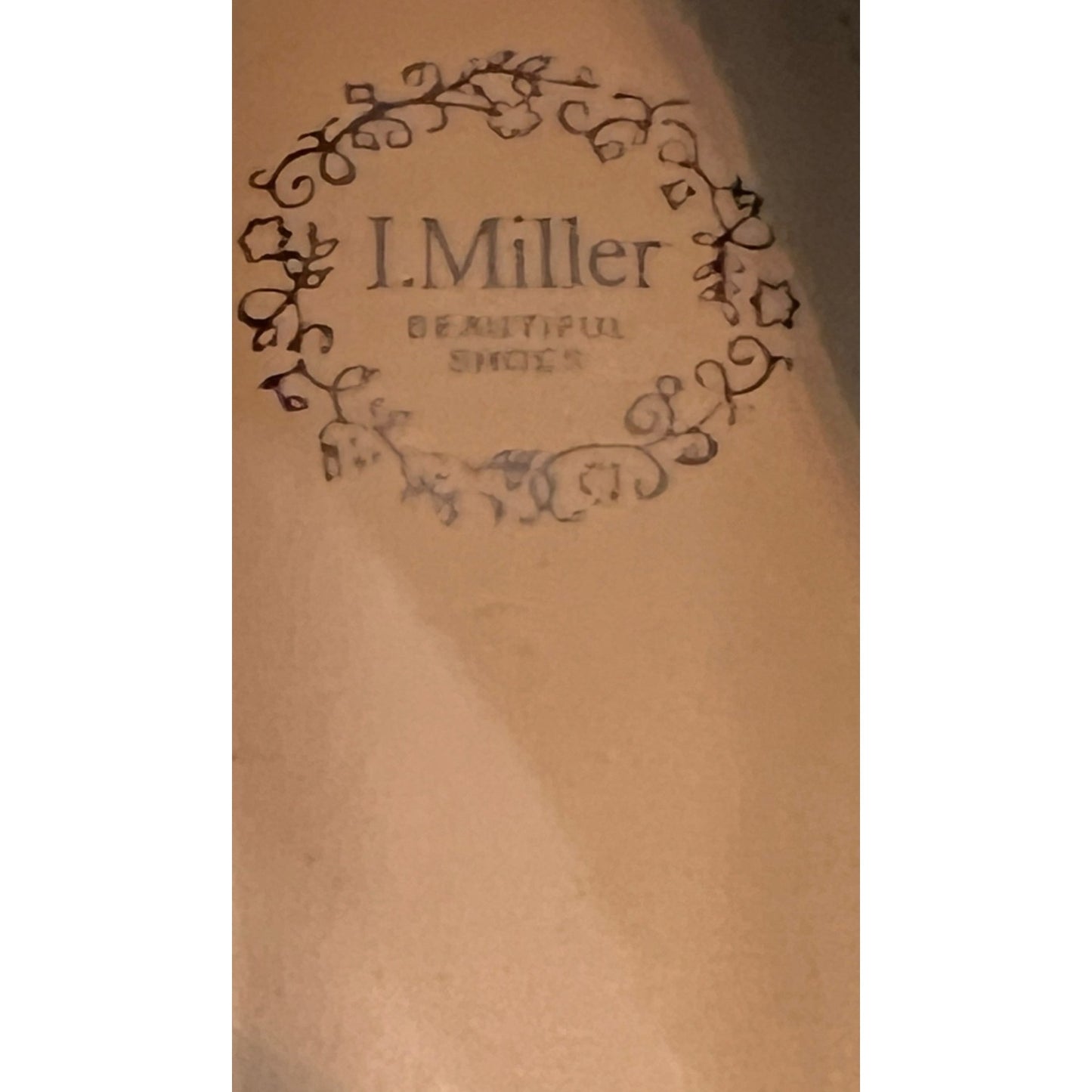I. Miller Black Glitter Ballet Flats W/ Bow 7.5M Women's Elegant Shoes