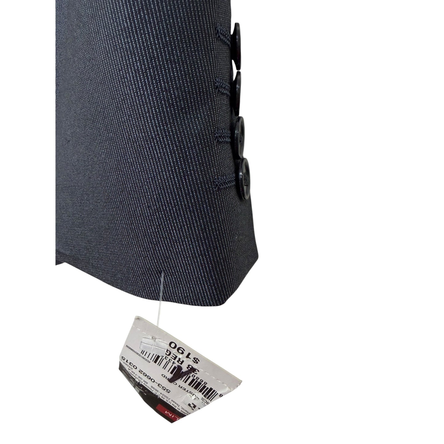 J. Ferrar 38 Reg Gray Luster Slim Fit NWT $190