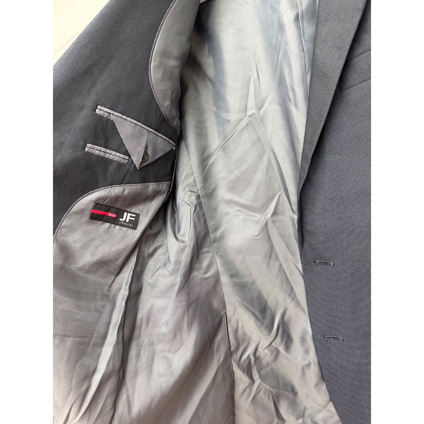 J. Ferrar 38 Reg Gray Luster Slim Fit NWT $190
