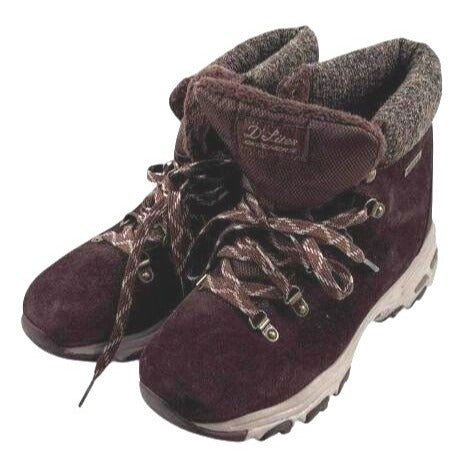 Skechers DLites Women's Brown Lace-Up Winter Boots Size 8
