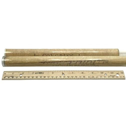 Declaration Of Independence & Bill Of Rights Replica Scroll Set In Protective Tubes