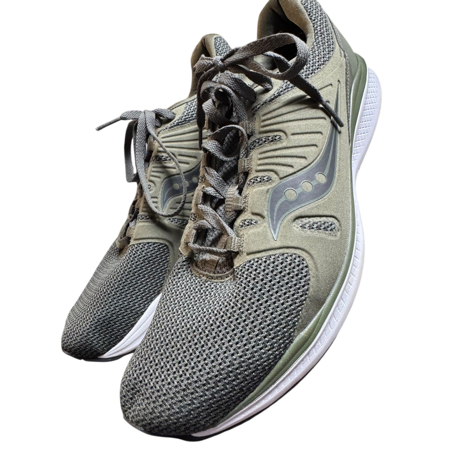 Saucony Men's Versafoam Inferno Olive Green Athletic Running Shoes Sz 12
