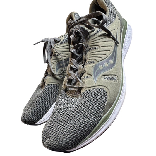 Saucony Men's Versafoam Inferno Olive Green Athletic Running Shoes Sz 12