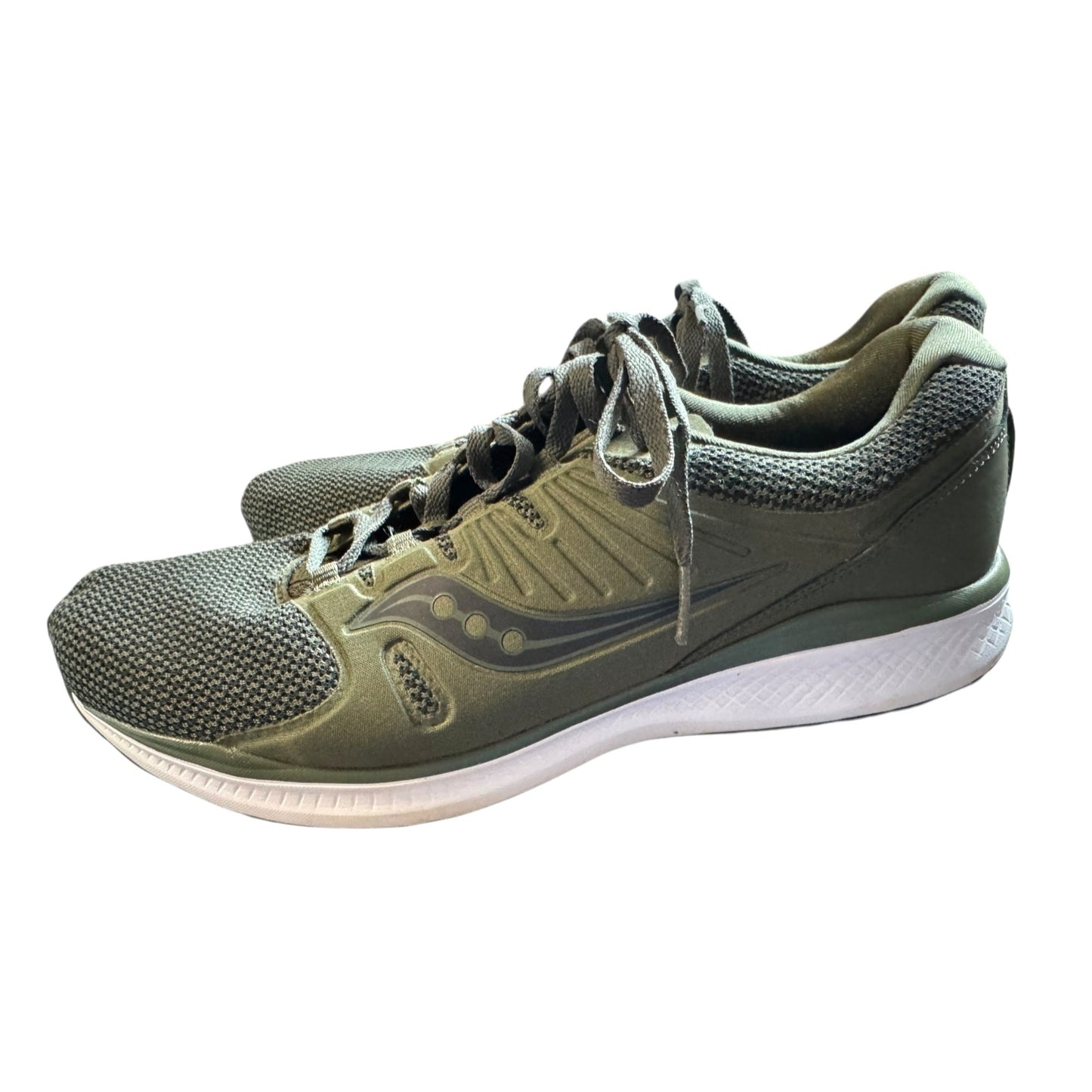 Saucony Men's Versafoam Inferno Olive Green Athletic Running Shoes Sz 12