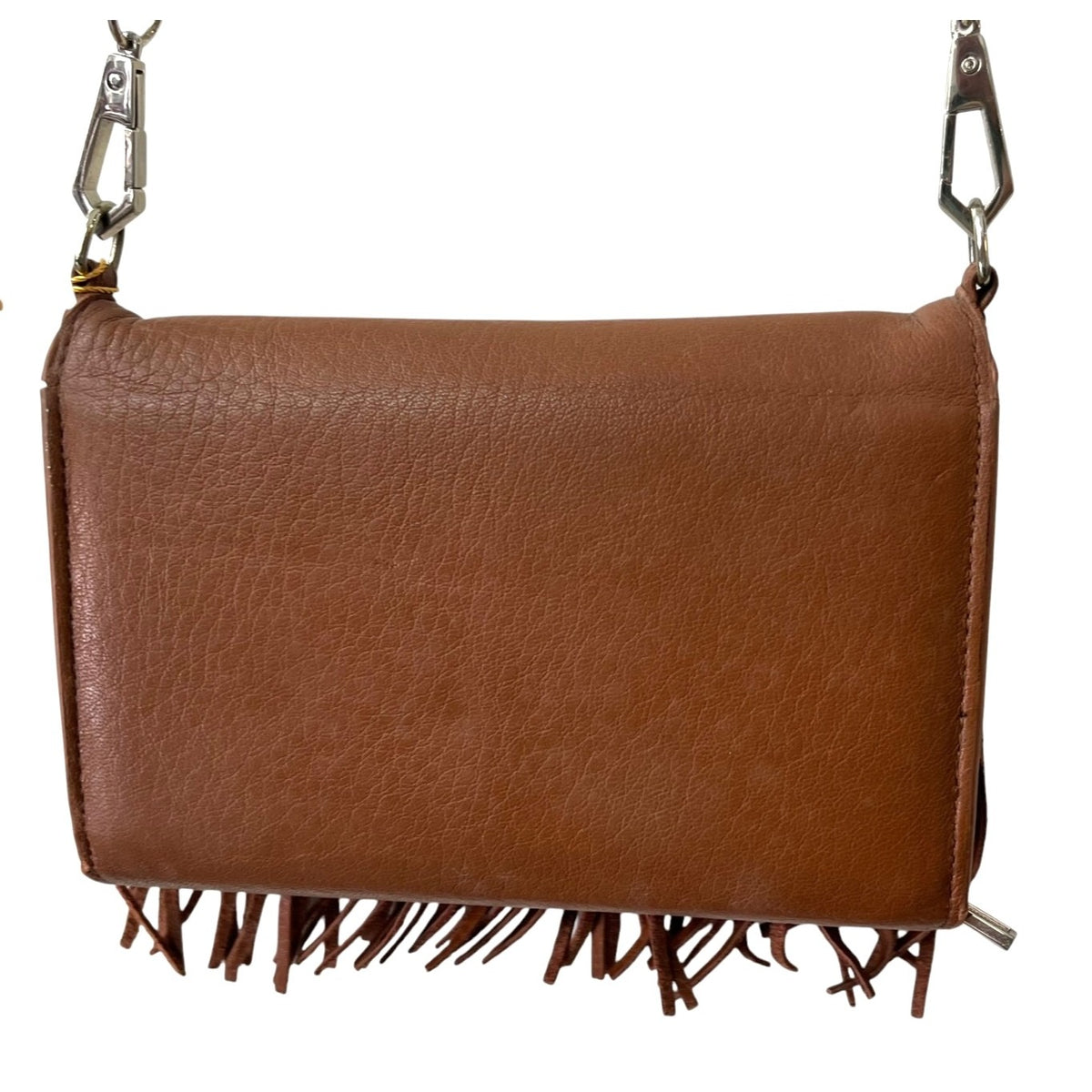 Rebecca Minkoff Fringe Crossbody Phone Bag Wallet With Chain Strap