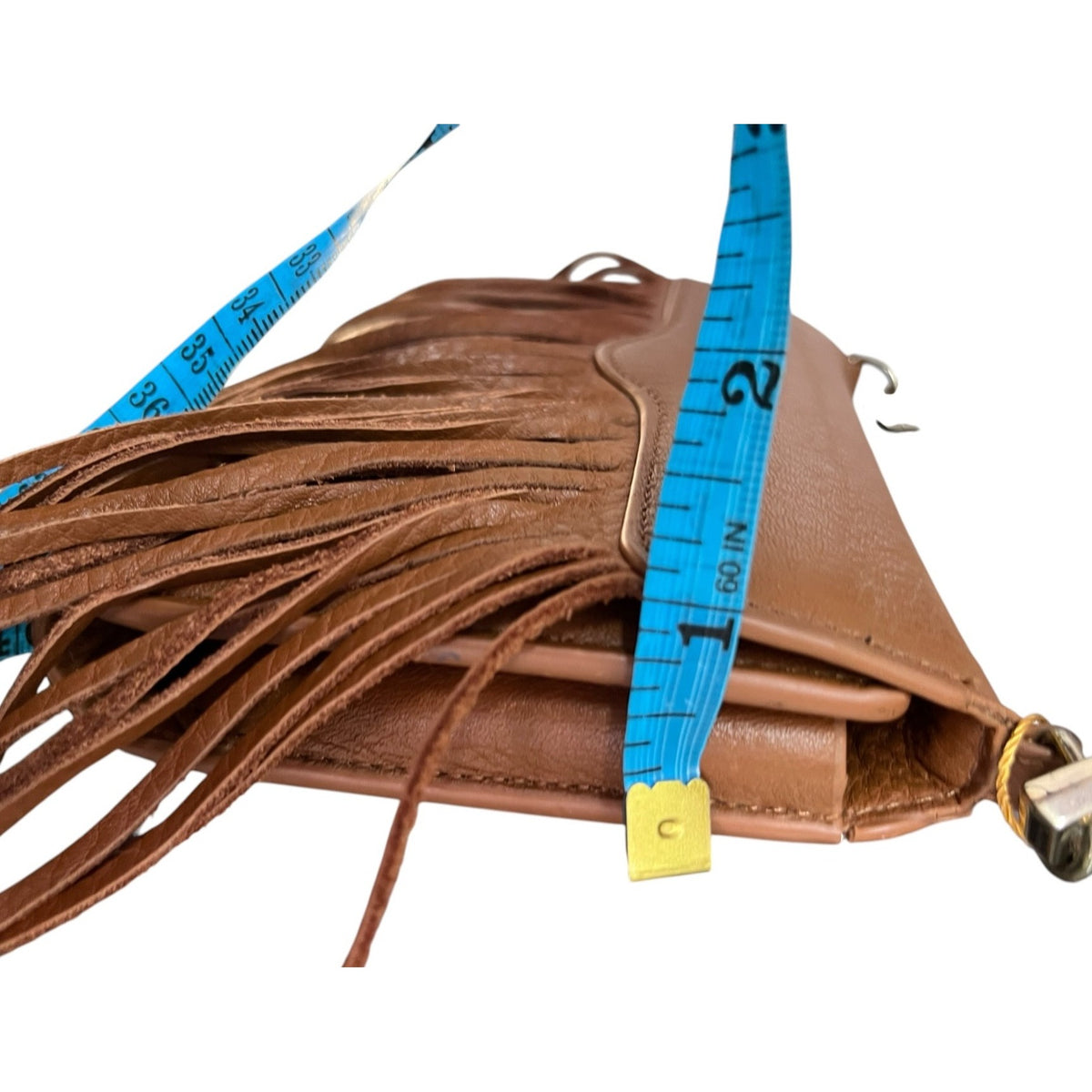 Rebecca Minkoff Fringe Crossbody Phone Bag Wallet With Chain Strap
