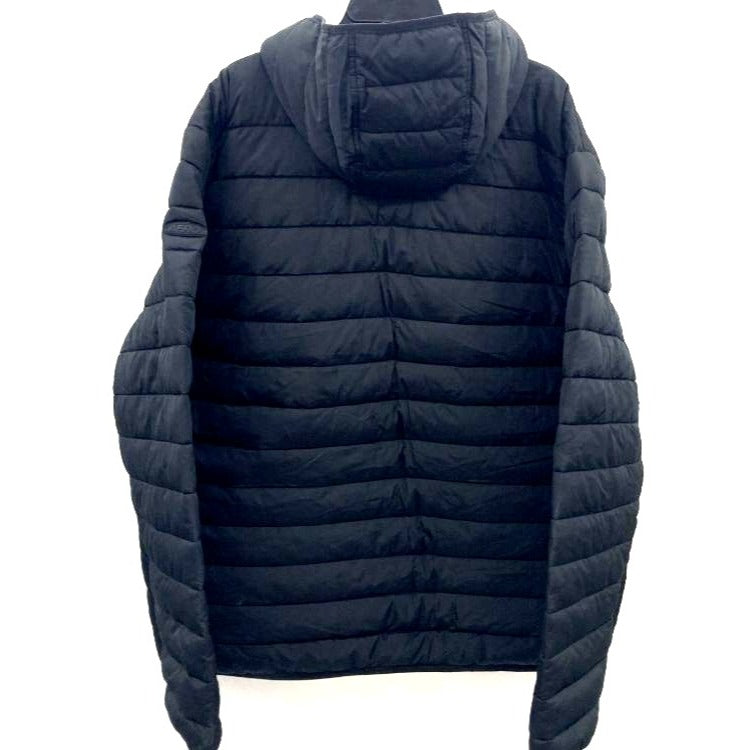 Aeropostale Men's Black 3XL Hooded Puffer Jacket