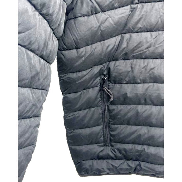 Aeropostale Men's Black 3XL Hooded Puffer Jacket