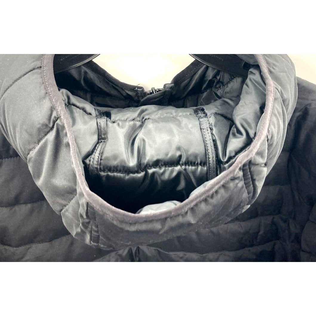Aeropostale Men's Black 3XL Hooded Puffer Jacket