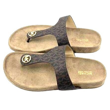 Michael Kors Lucinda Signature Logo Sandals Women's SZ 7.5