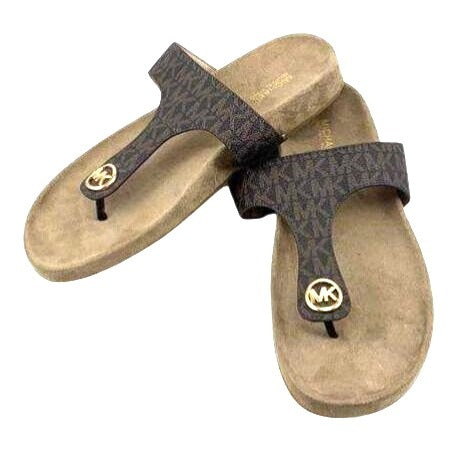 Michael Kors Lucinda Signature Logo Sandals Women's SZ 7.5