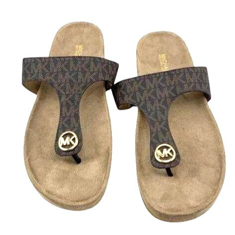 Michael Kors Lucinda Signature Logo Sandals Women's SZ 7.5