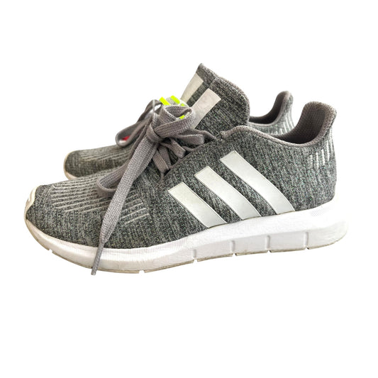 Adidas Swift Run Kids Grey Sneakers Size 4