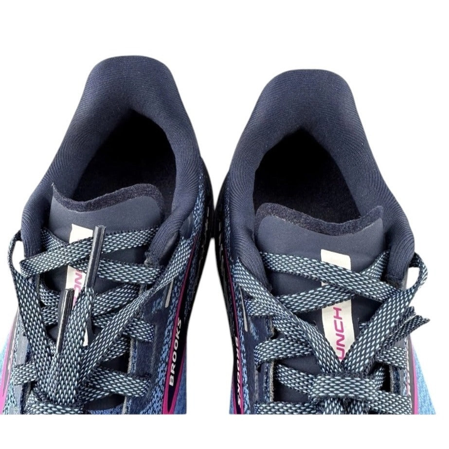 Brooks Launch 10 Womens Running Shoes Size 10 Blue & Navy Lightweight Breathable
