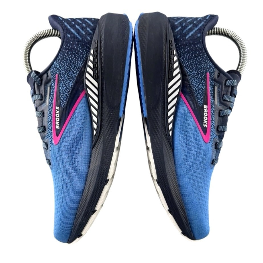 Brooks Launch 10 Womens Running Shoes Size 10 Blue & Navy Lightweight Breathable