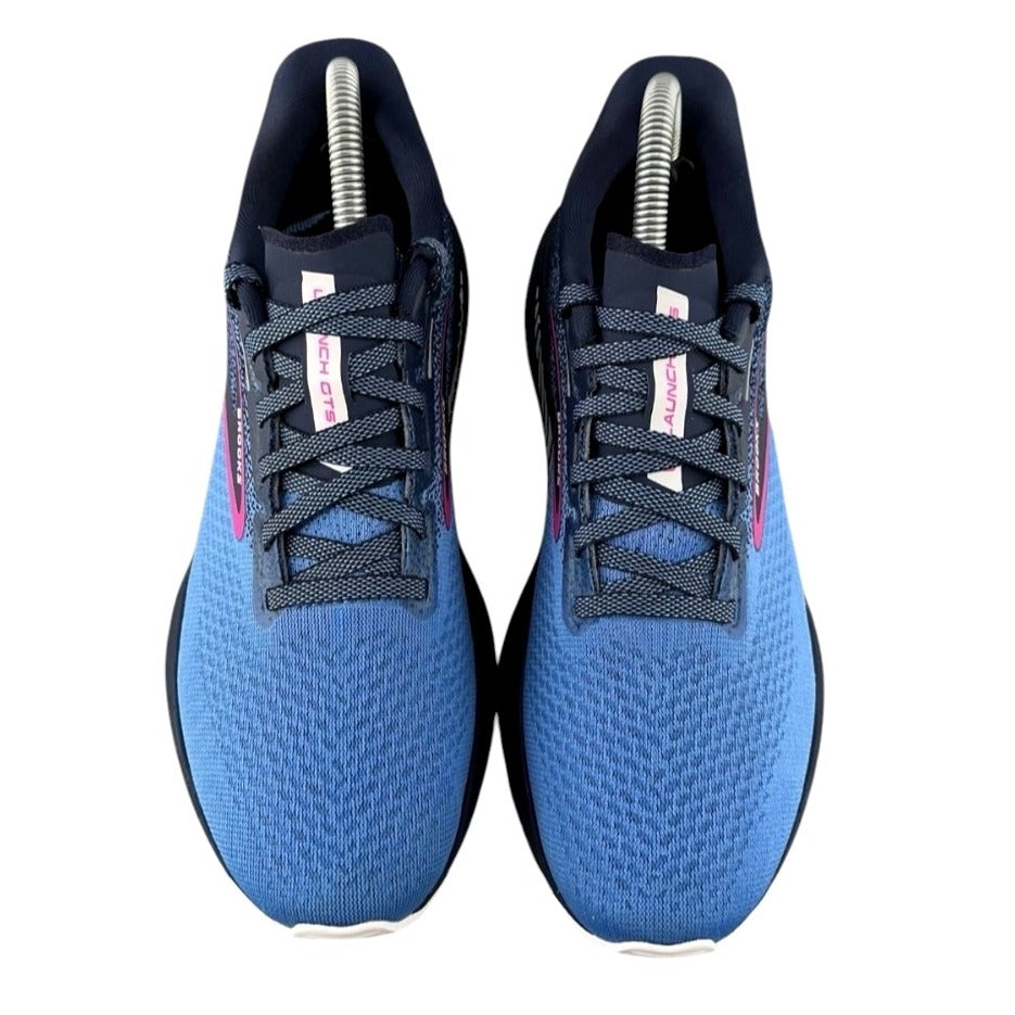 Brooks Launch 10 Womens Running Shoes Size 10 Blue & Navy Lightweight Breathable