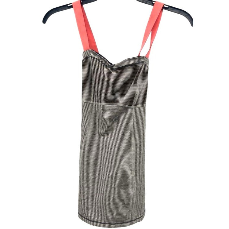 Lululemon Women's Run Catch Me Striped Sz 2/4 Tank Top