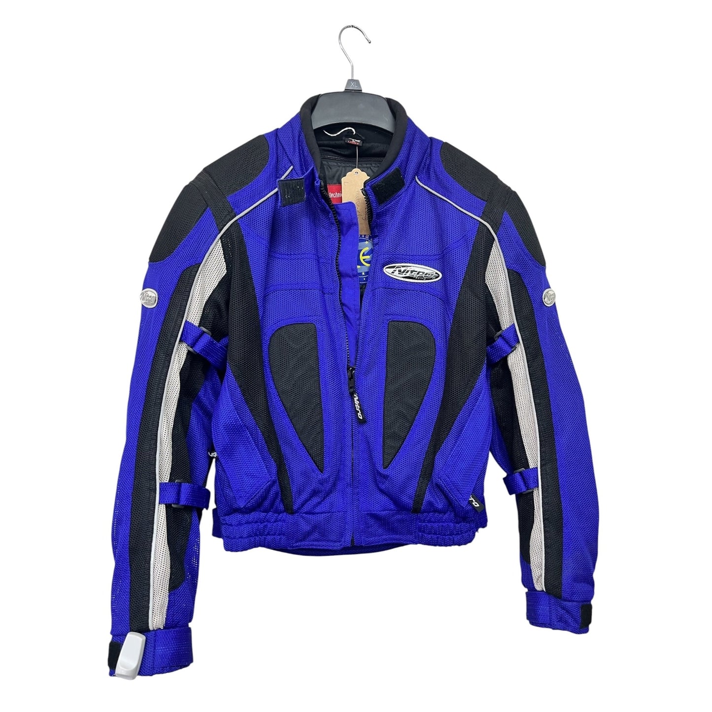 Nitro Ladies Motorcycle  Large Jacket CE-Approved Armor Mesh Purple & Black