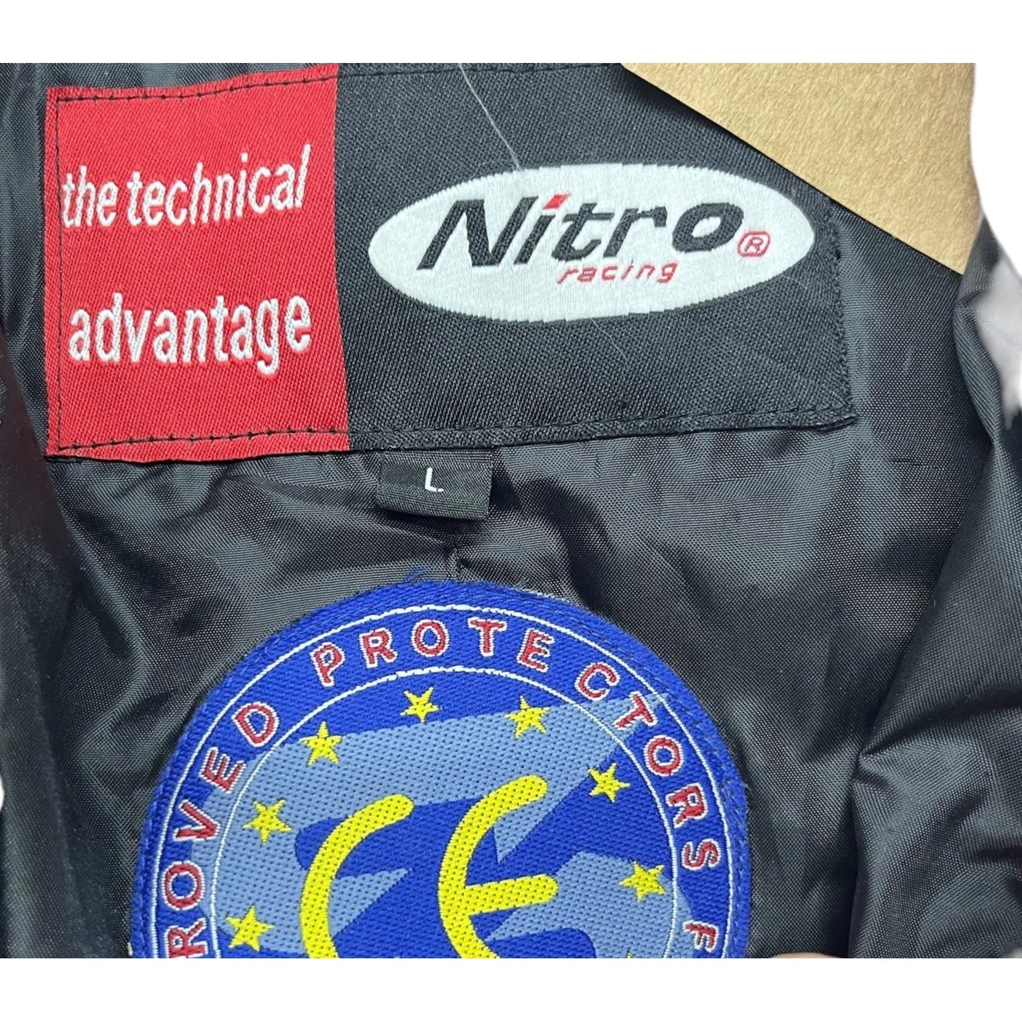 Nitro Ladies Motorcycle  Large Jacket CE-Approved Armor Mesh Purple & Black