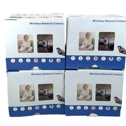 Lot Of 4 Wireless Network Smart Cameras CB401 With Night Vision & Mobile Control