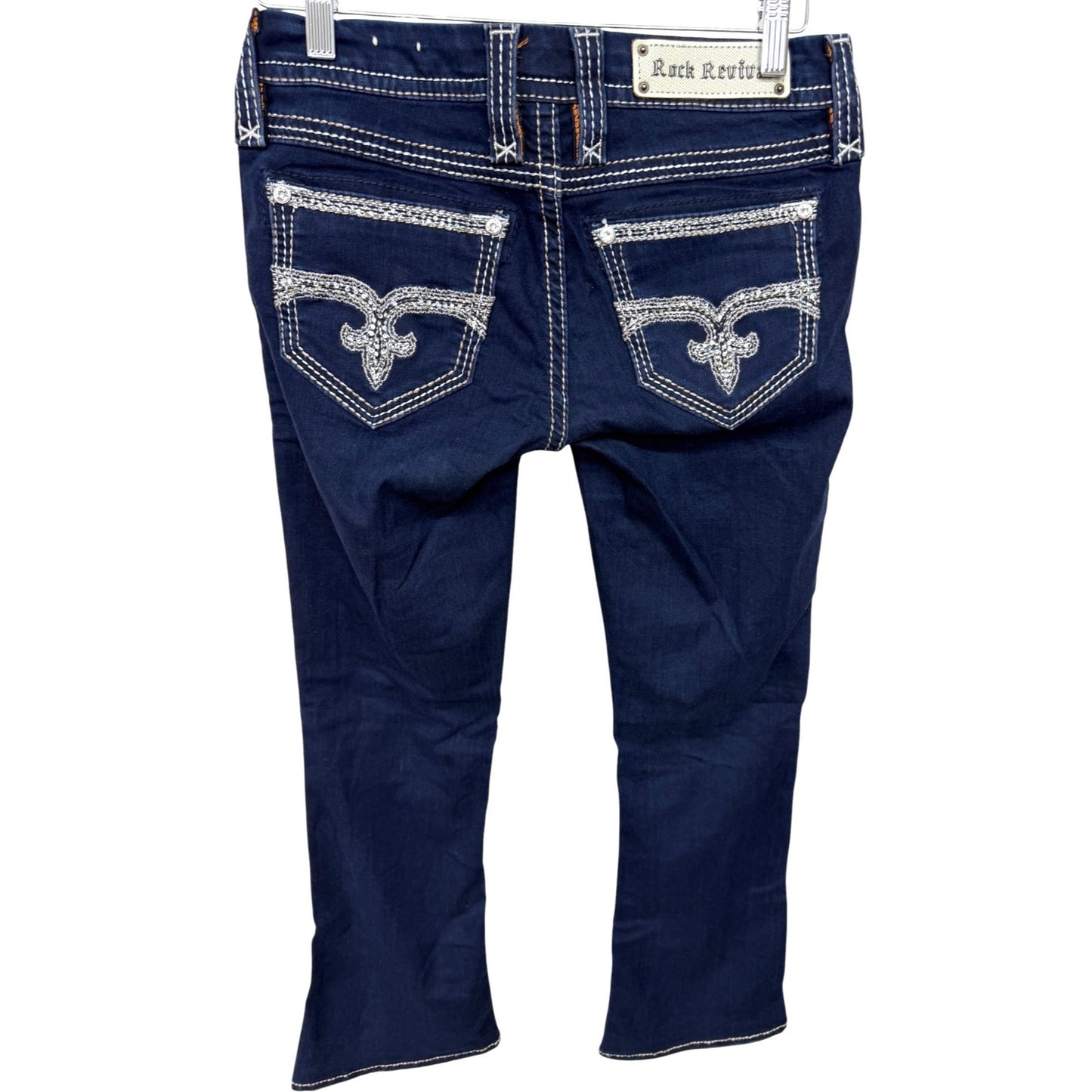 Rock Revival Amanda Easy Bootcut Jeans Dark Wash Size 26