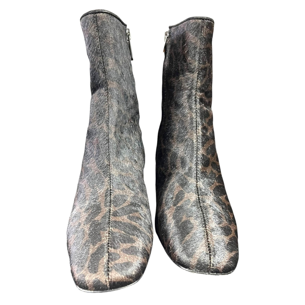 Sam Edelman Fawn Animal Print Ankle Boots Size 6