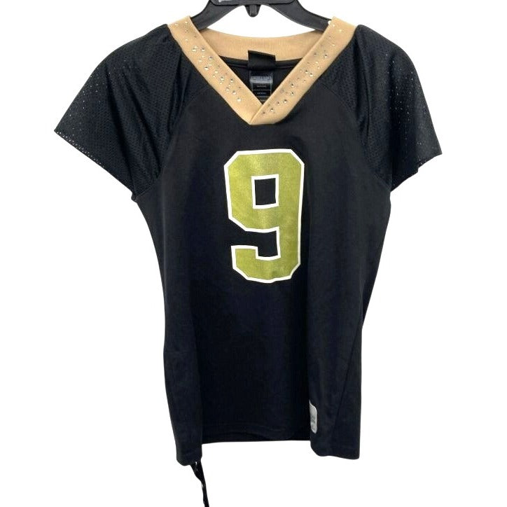 Reebok Women's New Orleans Saints Drew Brees #9 Jersey With Rhinestones SZ S