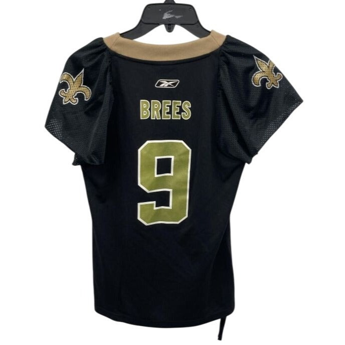 Reebok Women's New Orleans Saints Drew Brees #9 Jersey With Rhinestones SZ S