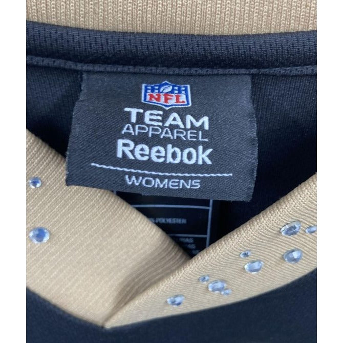 Reebok Women's New Orleans Saints Drew Brees #9 Jersey With Rhinestones SZ S